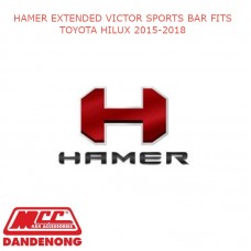 HAMER EXTENDED VICTOR SPORTS BAR FITS TOYOTA HILUX 2015-2018